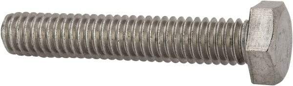 Value Collection - 5/16-18 UNC, 1-3/4" Length Under Head Hex Head Cap Screw - Fully Threaded, Grade 316 Stainless Steel, Uncoated, 1/2" Hex - Americas Industrial Supply
