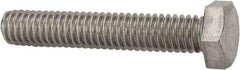 Value Collection - 5/16-18 UNC, 1-3/4" Length Under Head Hex Head Cap Screw - Fully Threaded, Grade 316 Stainless Steel, Uncoated, 1/2" Hex - Americas Industrial Supply