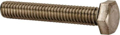 Value Collection - 5/16-18 UNC, 1-7/8" Length Under Head Hex Head Cap Screw - Fully Threaded, Grade 316 Stainless Steel, Uncoated, 1/2" Hex - Americas Industrial Supply