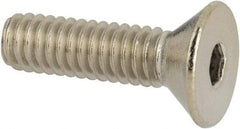 Value Collection - #8-32 UNC Hex Socket Drive, 82° Flat Screw - Grade 316 Stainless Steel, 5/8" OAL - Americas Industrial Supply