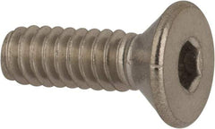 Value Collection - #10-24 UNC Hex Socket Drive, 82° Flat Screw - Grade 316 Stainless Steel, 5/8" OAL - Americas Industrial Supply