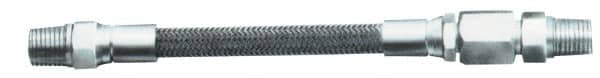 Made in USA - 1/2" ID x 0.79" OD x 12' OAL, Nitrogen Hose - -450 to 1500°F, 4.88" Bend Radius, 1/2" Fitting - Americas Industrial Supply