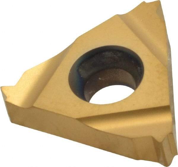 Carmex - 16ER External Right Hand 18 UN Laydown Threading Insert - Grade MXC, TiN Coated Carbide - Americas Industrial Supply