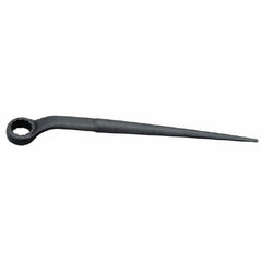 Martin Tools - 2-9/16", 12 Point, Black Finish, Single End, Spud Handle Box Wrench - Americas Industrial Supply