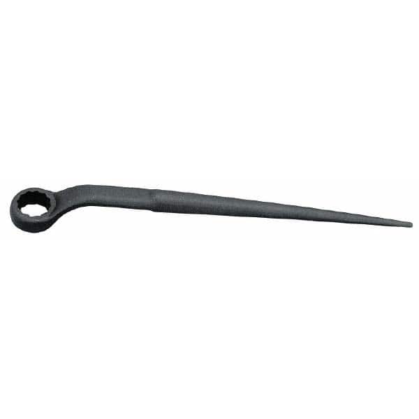 Martin Tools - 2-3/8", 12 Point, Black Finish, Single End, Spud Handle Box Wrench - Americas Industrial Supply
