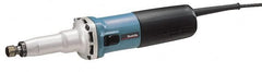 Makita - 1/4 Inch Collet, 7,000 to 28,000 RPM, Straight, Electric Die Grinder - 120 Volt, 6.6 Amp - Americas Industrial Supply