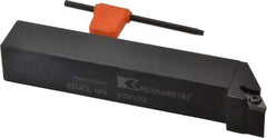 Kennametal - SDJC, Left Hand Cut, 3° Lead Angle, 1" Shank Height x 1" Shank Width, Neutral Rake Indexable Turning Toolholder - 6" OAL, DC..32.5. Insert Compatibility, Series Screw-On - Americas Industrial Supply