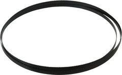 Starrett - 14 TPI, 7' 11" Long x 3/8" Wide x 0.025" Thick, Welded Band Saw Blade - Carbon Steel, Toothed Edge, Raker Tooth Set, Flexible Back, Contour Cutting - Americas Industrial Supply