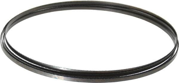 Starrett - 14 TPI, 12' 6" Long x 1/4" Wide x 0.025" Thick, Welded Band Saw Blade - Carbon Steel, Toothed Edge, Raker Tooth Set, Flexible Back, Contour Cutting - Americas Industrial Supply