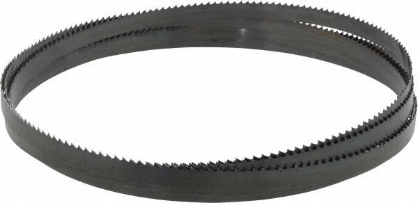 Starrett - 6 TPI, 11' 8" Long x 1/2" Wide x 0.025" Thick, Welded Band Saw Blade - Carbon Steel, Toothed Edge, Raker Tooth Set, Flexible Back, Contour Cutting - Americas Industrial Supply