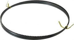 Starrett - 4 TPI, 16' Long x 3/8" Wide x 0.025" Thick, Welded Band Saw Blade - Carbon Steel, Toothed Edge, Raker Tooth Set, Flexible Back, Contour Cutting - Americas Industrial Supply