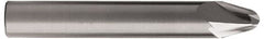Accupro - 15° Taper Angle per Side, 1/4" Small End Diam, 0.341" LOC, Solid Carbide 2 Flute Tapered Ball End Mill - 2-1/2" OAL, 3/8" Shank Diam, Spiral Flute - Americas Industrial Supply