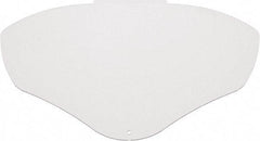 Uvex - Clear Polycarbonate Welding Window - 9-3/8" High x 14-1/4" Wide x 0.04" Thick, Compatible with Uvex S8500 & S8510 Bionic Headgear - Americas Industrial Supply