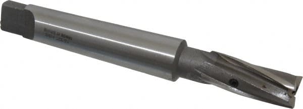 Value Collection - 19/32" Diam, 3 Flutes, Morse Taper Shank, Interchangeable Pilot Counterbore - Americas Industrial Supply