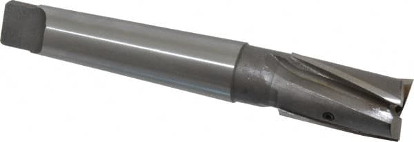 Value Collection - 1-1/16" Diam, 3 Flutes, Morse Taper Shank, Interchangeable Pilot Counterbore - Americas Industrial Supply