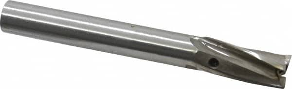 Value Collection - 35/64" Diam, 1/2" Shank, Diam, 3 Flutes, Straight Shank, Interchangeable Pilot Counterbore - Americas Industrial Supply