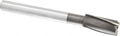 Value Collection - 23/32" Diam, 1/2" Shank, Diam, 3 Flutes, Straight Shank, Interchangeable Pilot Counterbore - Americas Industrial Supply