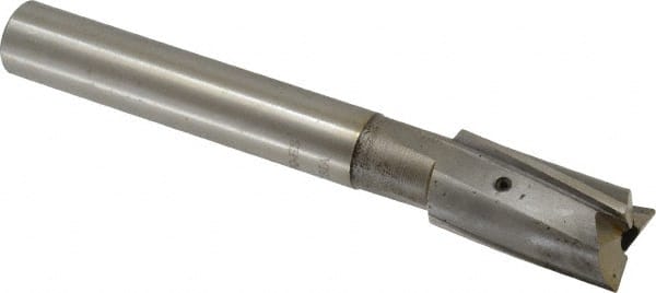 Value Collection - 27/32" Diam, 3/4" Shank, Diam, 3 Flutes, Straight Shank, Interchangeable Pilot Counterbore - Americas Industrial Supply