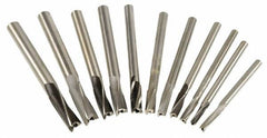 Value Collection - 11 Piece, 3 Flutes, Straight Shank, Interchangeable Pilot Counterbore Set - Americas Industrial Supply