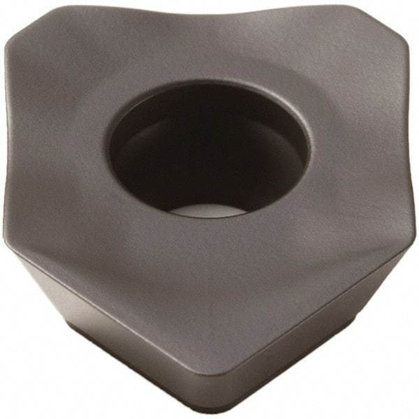 Seco - SEEX1204 M14 Grade T350M Carbide Milling Insert - TiCN/Al2O3 Finish, 0.187" Thick, 1/2" Inscribed Circle - Americas Industrial Supply