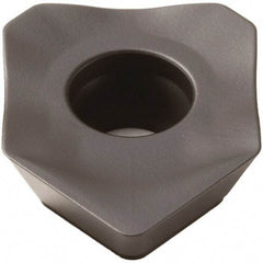 Seco - SEEX1204 M14 Grade T350M Carbide Milling Insert - TiCN/Al2O3 Finish, 0.187" Thick, 1/2" Inscribed Circle - Americas Industrial Supply