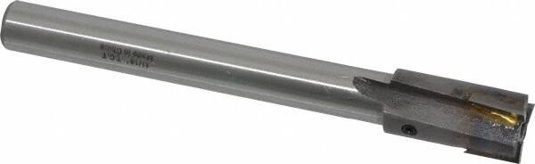 Value Collection - 11/16" Diam, 1/2" Shank, Diam, 3 Flutes, Straight Shank, Interchangeable Pilot Counterbore - Americas Industrial Supply