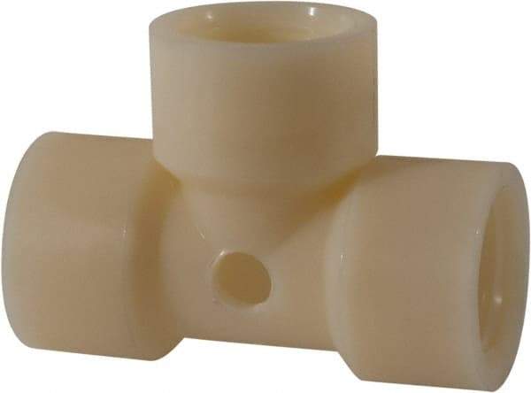 Green Leaf - 1 x 1/4" Nylon Plastic Pipe Tee - FIPT x FIPT x FIPT x FIPT End Connections - Americas Industrial Supply