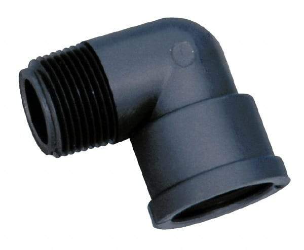Green Leaf - 1-1/4" Nylon Plastic Pipe 90° Street Elbow - MIPT x FIPT End Connections - Americas Industrial Supply