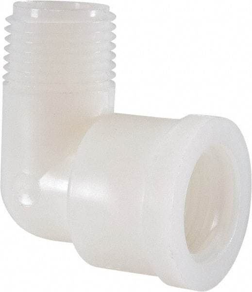 Green Leaf - 1/2" Nylon Plastic Pipe 90° Street Elbow - MIPT x FIPT End Connections - Americas Industrial Supply