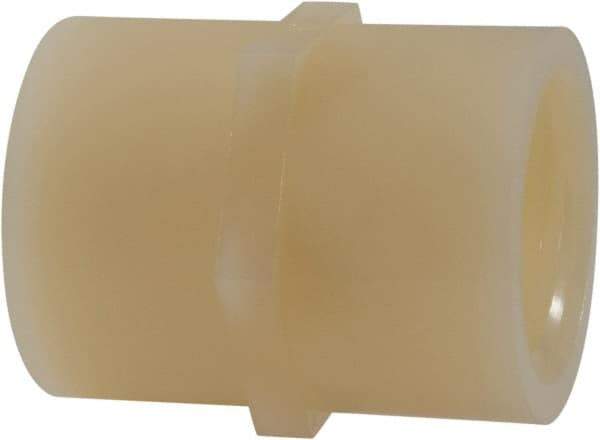 Green Leaf - 1" Nylon Plastic Pipe Coupling - FIPT x FIPT End Connections - Americas Industrial Supply
