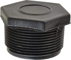 Green Leaf - 1-1/2" Polypropylene Plastic Pipe Plug - MIPT End Connections - Americas Industrial Supply