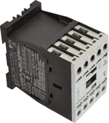 Eaton Cutler-Hammer - 3 Pole, 24 Coil VAC, 20 Amp, Nonreversible Open Enclosure IEC Contactor - 1 Phase hp: 0.25 at 115 V, 0.75 at 200 V, 1 at 230 V, 3 Phase hp: 1.5 at 200 V, 2 at 230 V, 3 at 460 V, 5 at 575 V, 7 Amp Inductive Load Rating Listed - Americas Industrial Supply