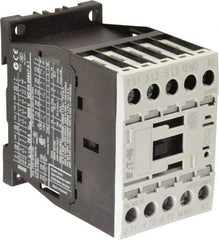 Eaton Cutler-Hammer - 3 Pole, 24 to 27 Coil VDC, 20 Amp, Nonreversible Open Enclosure IEC Contactor - 1 Phase hp: 0.5 at 115 V, 1 at 200 V, 1.5 at 230 V, 3 Phase hp: 3 at 200 V, 3 at 230 V, 5 at 460 V, 7.5 at 575 V, 9 Amp Inductive Load Rating Listed - Americas Industrial Supply