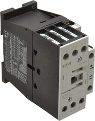 Eaton Cutler-Hammer - 3 Pole, 24 Coil VAC, 40 Amp, Nonreversible Open Enclosure IEC Contactor - 1 Phase hp: 2 at 115 V, 3 at 200 V, 5 at 230 V, 3 Phase hp: 10 at 230 V, 15 at 460 V, 20 at 575 V, 7.5 at 200 V, 25 Amp Inductive Load Rating Listed - Americas Industrial Supply