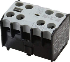 Eaton Cutler-Hammer - 6 to 9 Amp, Contactor Front Mount Auxiliary Contact - For Use with Miniature Contactor and XTRM Miniature Control Relay - Americas Industrial Supply