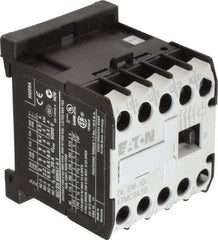 Eaton Cutler-Hammer - 3 Pole, 208 Coil VAC at 60 Hz, Nonreversible Open Enclosure IEC Contactor - 1 Phase hp: 0.5 at 115 V, 1 at 200 V, 1.5 at 230 V, 3 Phase hp: 2 at 200 V, 3 at 230 V, 5 at 460 V, 5 at 575 V, 8.80 Amp Inductive Load Rating Listed - Americas Industrial Supply