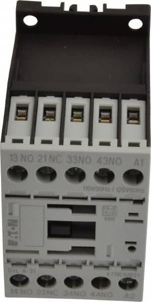 Eaton Cutler-Hammer - 4 Pole, 3NO/NC, 110/120 VAC Control Relay - 10 Amps, 220 VAC to 500 VAC - Americas Industrial Supply