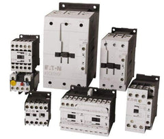 Eaton Cutler-Hammer - 3 Pole, 24 Coil VAC, 88 Amp, Nonreversible Open Enclosure IEC Contactor - 1 Phase hp: 10 at 200 V, 15 at 230 V, 5 at 115 V, 3 Phase hp: 20 at 200 V, 25 at 230 V, 50 at 460 V, 60 at 575 V, 65 Amp Inductive Load Rating Listed - Americas Industrial Supply