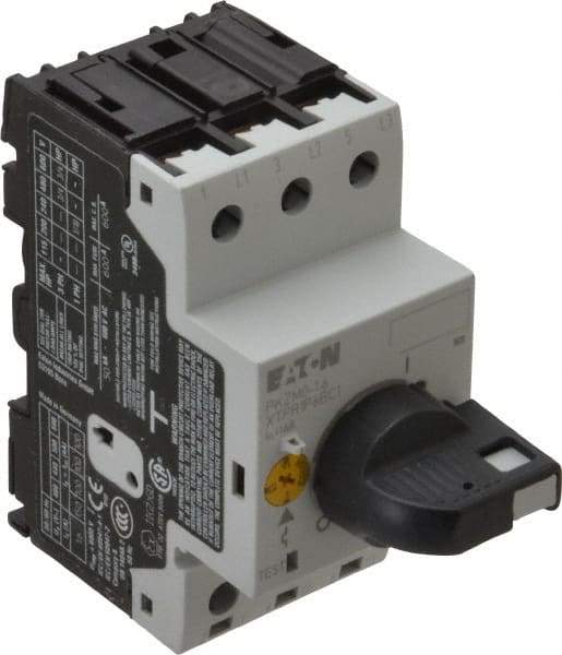 Eaton Cutler-Hammer - 1.6 Amp, IEC, Open Pushbutton Manual Motor Starter - 45mm Wide x 94mm Deep x 3.6667" High, 3/4 hp at 480/600 V, CE Approved, CSA Certified, DIN VDE, EN/IEC, UL 508 Type E Compliant & UL Listed - Americas Industrial Supply