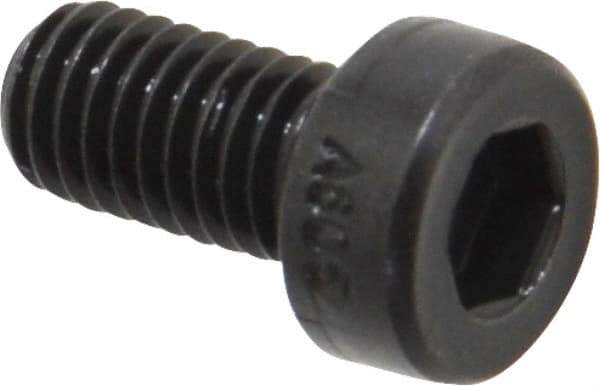 Holo-Krome - M5x0.80 Metric Coarse Hex Socket Drive, Low Socket Cap Screw - Grade 10.9 Alloy Steel, Black Oxide Finish, Fully Threaded, 10mm Length Under Head - Americas Industrial Supply