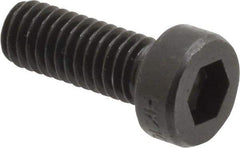 Holo-Krome - M6x1.00 Metric Coarse Hex Socket Drive, Low Socket Cap Screw - Grade 10.9 Alloy Steel, Black Oxide Finish, Fully Threaded, 16mm Length Under Head - Americas Industrial Supply