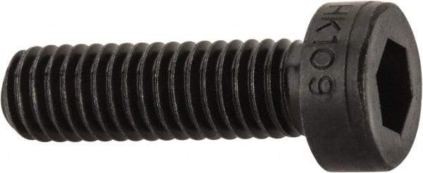 Holo-Krome - M6x1.00 Metric Coarse Hex Socket Drive, Low Socket Cap Screw - Grade 10.9 Alloy Steel, Black Oxide Finish, Fully Threaded, 20mm Length Under Head - Americas Industrial Supply