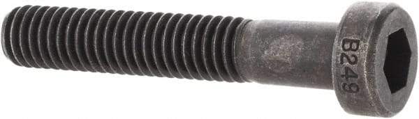 Holo-Krome - M6x1.00 Metric Coarse Hex Socket Drive, Low Socket Cap Screw - Grade 10.9 Alloy Steel, Black Oxide Finish, Partially Threaded, 35mm Length Under Head - Americas Industrial Supply