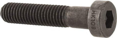 Holo-Krome - M8x1.25 Metric Coarse Hex Socket Drive, Low Socket Cap Screw - Grade 10.9 Alloy Steel, Black Oxide Finish, Partially Threaded, 40mm Length Under Head - Americas Industrial Supply