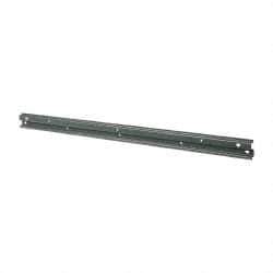 Quantum Storage - Small Parts Steel Rail - 1/4" Deep x 48" Wide x 3" High - Americas Industrial Supply