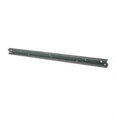 Quantum Storage - Small Parts Steel Rail - 1/4" Deep x 48" Wide x 3" High - Americas Industrial Supply