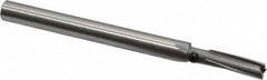 Made in USA - 3/16" Diam, 15/64" Shank, Diam, 3 Flutes, Straight Shank, Interchangeable Pilot Counterbore - Americas Industrial Supply