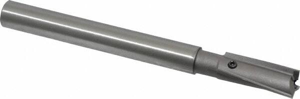 Made in USA - 13/32" Diam, 3/8" Shank, Diam, 3 Flutes, Straight Shank, Interchangeable Pilot Counterbore - Americas Industrial Supply