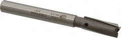 Made in USA - 1/2" Diam, 7/16" Shank, Diam, 3 Flutes, Straight Shank, Interchangeable Pilot Counterbore - Americas Industrial Supply