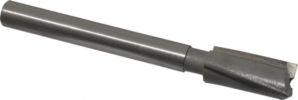 Made in USA - 3/4" Diam, 1/2" Shank, Diam, 3 Flutes, Straight Shank, Interchangeable Pilot Counterbore - Americas Industrial Supply